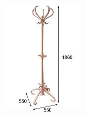 Напольная вешалка Мебелик В 10Н 000860 2