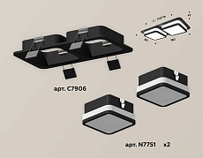 Комплект встраиваемого светильника Ambrella light Techno Spot XC (C7906, N7751) XC7906012 1