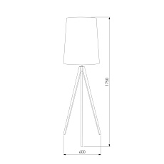 Торшер TK Lighting 5598 Walz 1