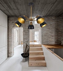 Подвесная люстра Lumina Deco Belmonti LDP D017-5 BK 5