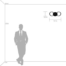 Настенный светильник Lightstar Breve 749622 1