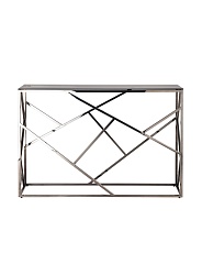 Консоль Stool Group АРТ ДЕКО 115х30 стекло smoke сталь тёмный хром ECST-015-BG-SK (115x30) 4