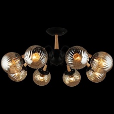 Потолочная люстра Reluce 04886-0.3-08 BK+WOOD 3