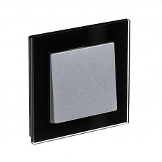 Рамка 1-постовая Systeme Electric AtlasDesign Nature черная ATN321001