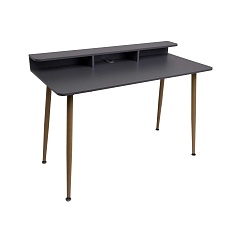 Письменный стол AksHome Jasper серый, металл 86201