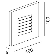 Плафон для встраиваемого светильника Deko-Light Light Base 930419 1