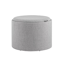 Пуф с ящиком Stool Group Хюгге L рогожка серая 19B260LL Y13-8