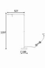 Торшер Lucide Bergamo-led 12719/06/12 1