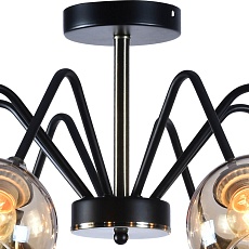 Потолочная люстра Reluce 01233-0.3-08 BK+AB 2