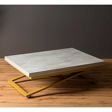 Стол-трансформер Levmar Compact D51/S90 (бетон/золото) 2240081701